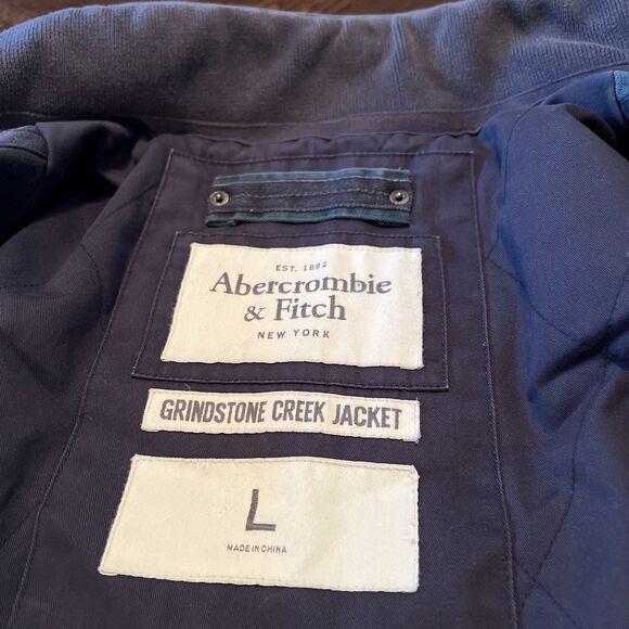 Abercrombie & Fitch Other - Abercrombie and Fitch VINTAGE Mens Grindstone Creek Jacket Navy Large L Blue